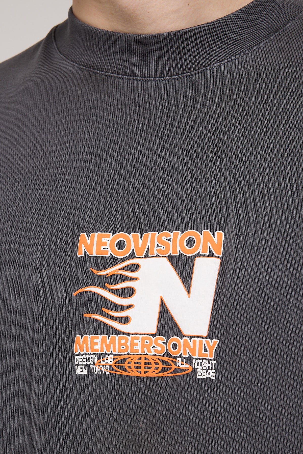 Neovision Members Only Street Super Heavy Tee Washed Black