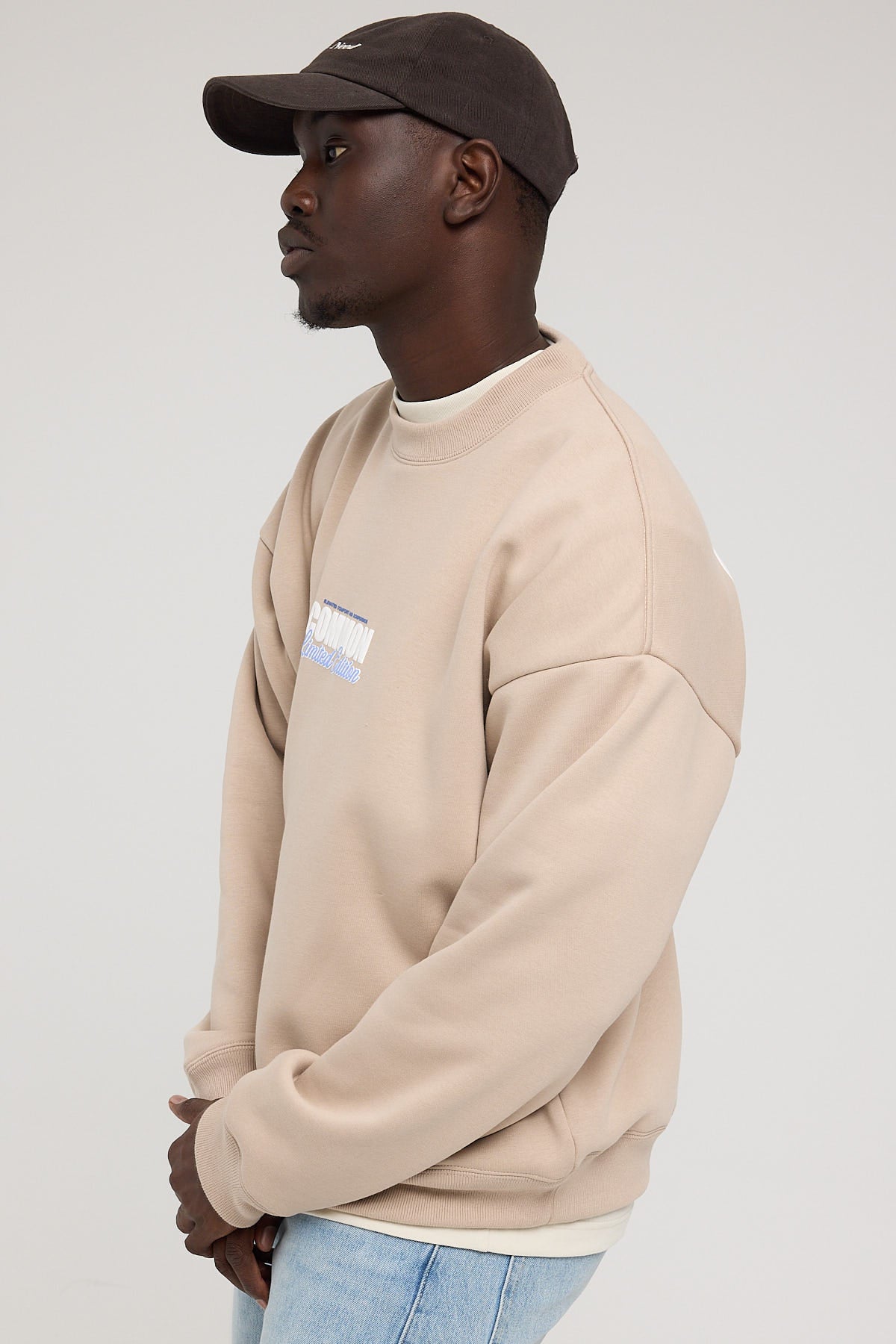 Common Need Limited Crew Sweater Brown