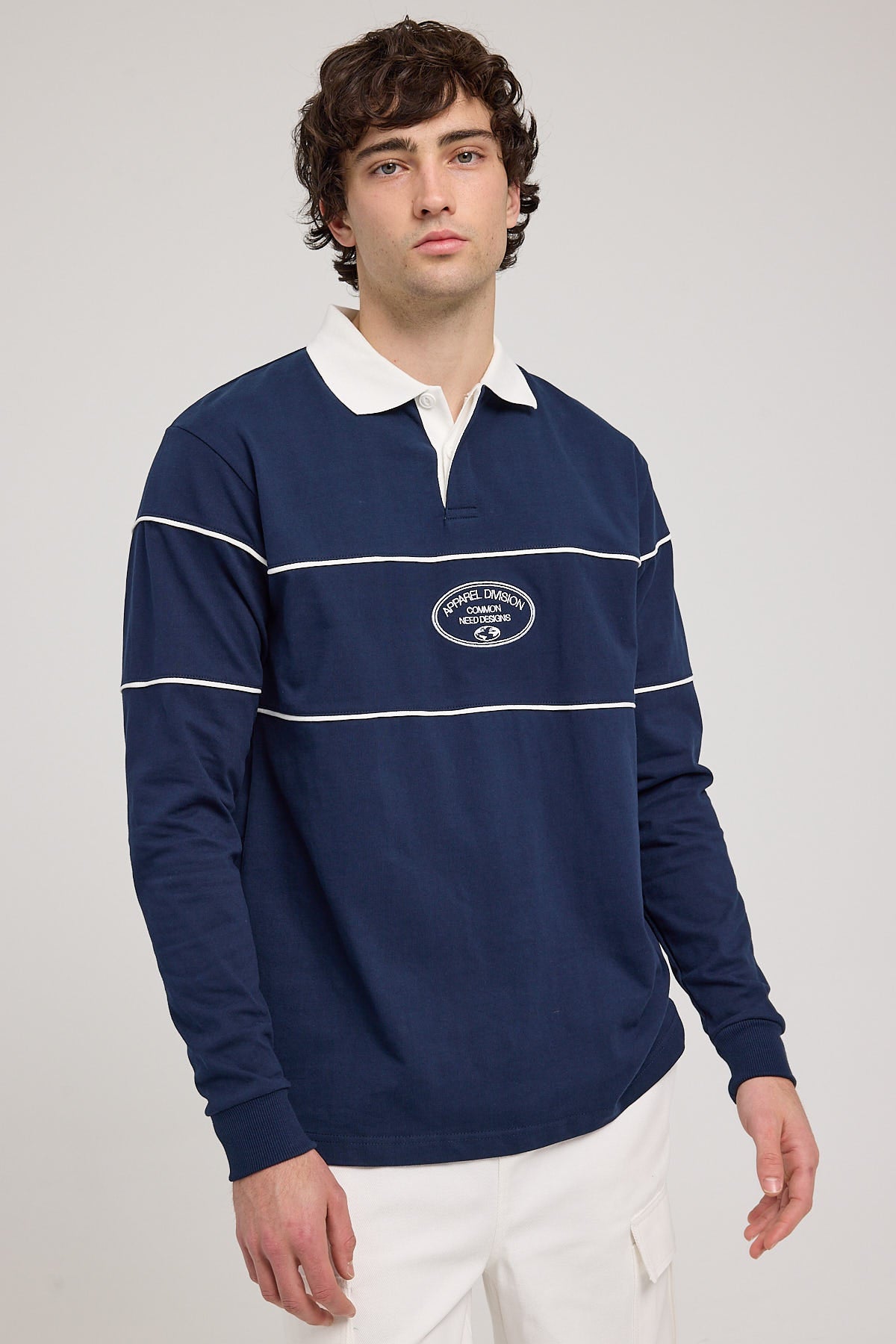 Common Need Form Rugby Shirt Navy – Universal Store