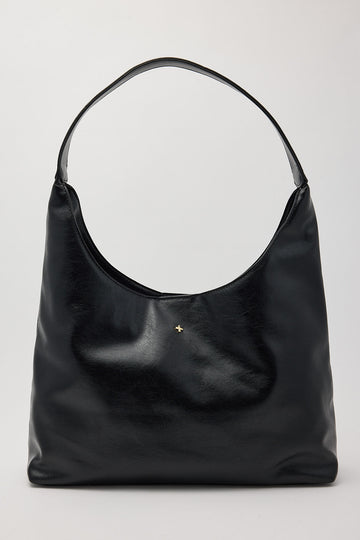 Peta + Jain Jami Shoulder Bag Black Crinkle/Gold