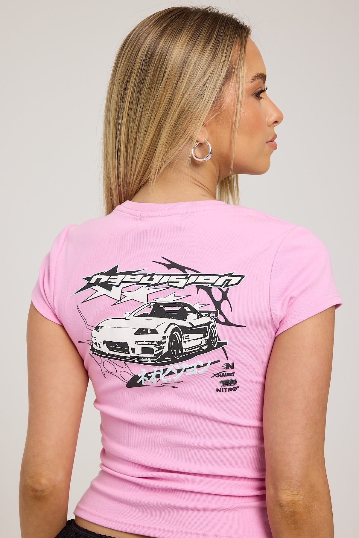 Neovision Spoiler Baby Tee Pink – Universal Store