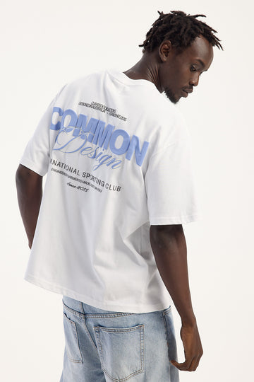 Common Need Compose Heavyweight Easy Tee White