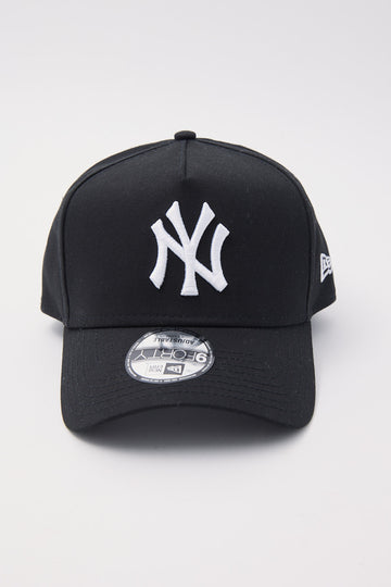 New Era 940 A-Frame New York Yankees Cap Black/White Embroidery