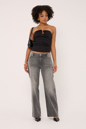 Abrand 99 Low Baggy Jean Grey