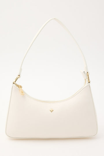 Peta + Jain Josee Shoulder Bag White Smooth/Gold