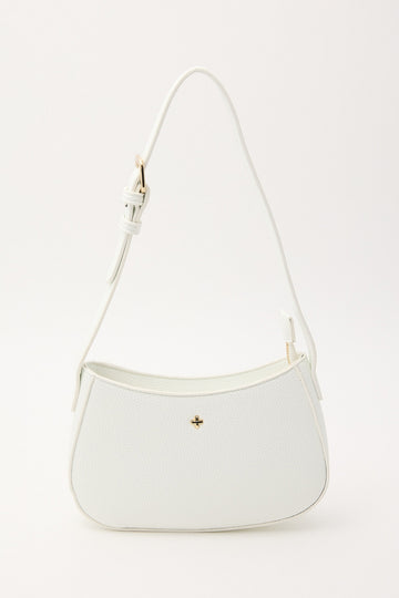 Peta + Jain Mood Shoulder Bag White Pebble/Gold