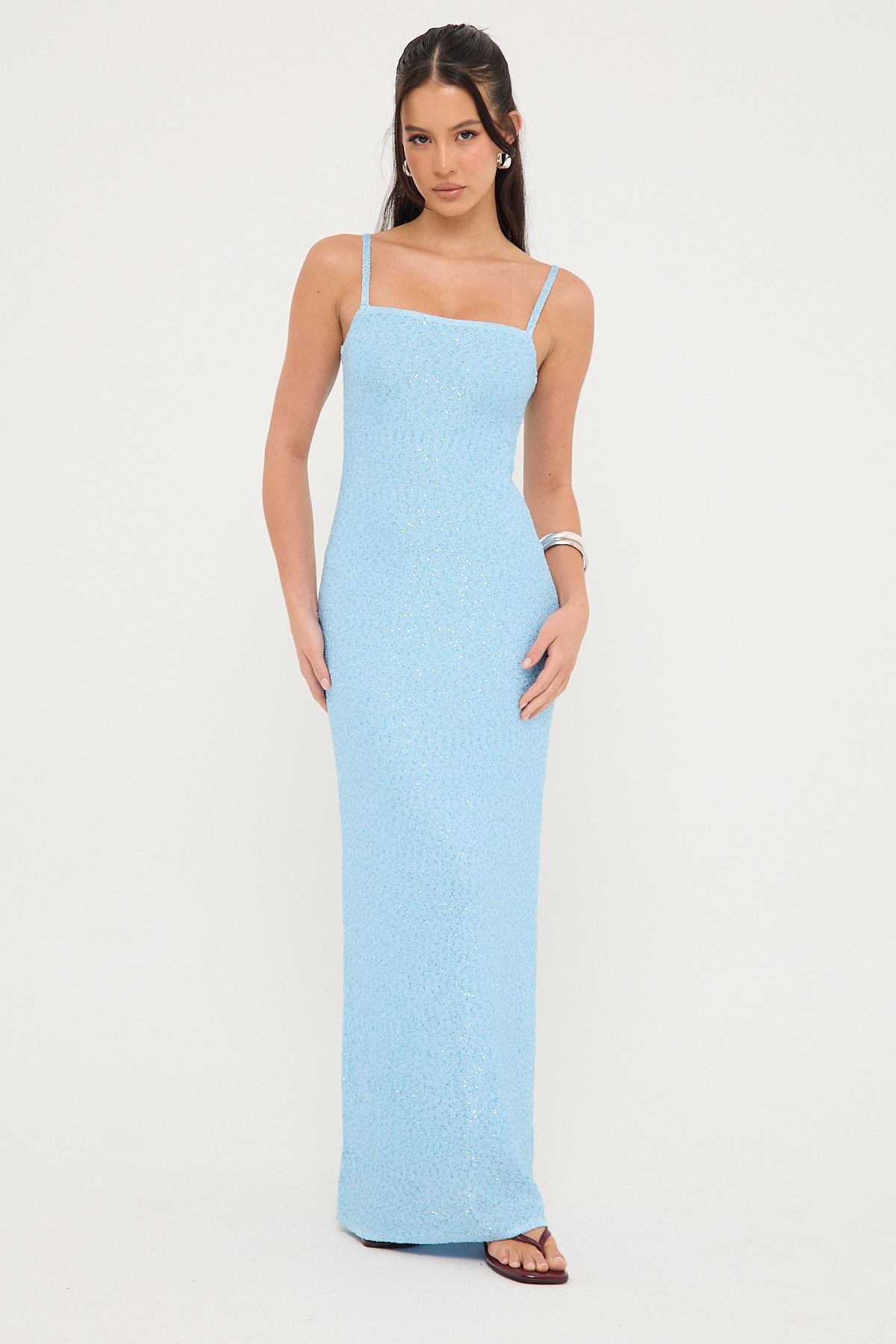 Perfect Stranger Luna Tide Sequin Knit Dress Blue Universal Store Perfect Stranger Luna Tide Sequin Knit Dress Blue Universal Store