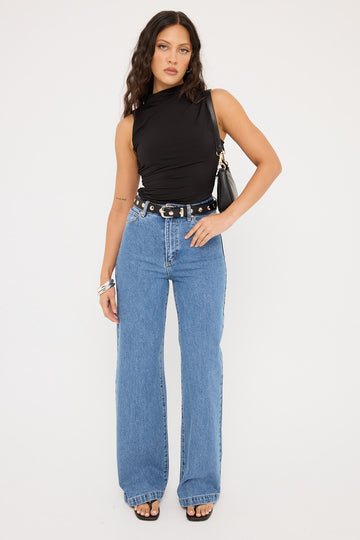 Abrand A 94 High & Wide Jean Eva Blue Organic