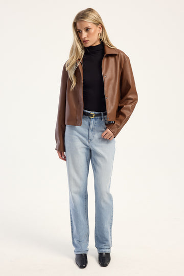 Abrand A 94 High Straight Jean Gia Blue Organic