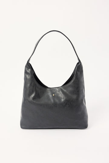 Peta + Jain Jami Tote Bag Black Distressed PU