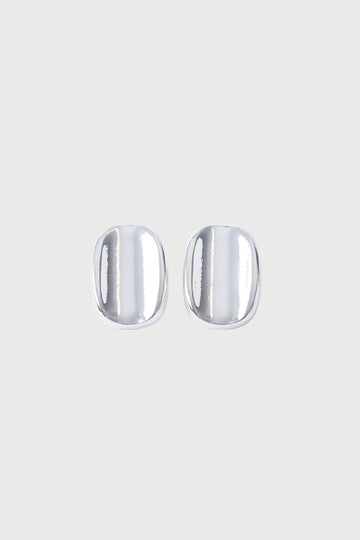 Perfect Stranger Molten Hoop Earrings Silver