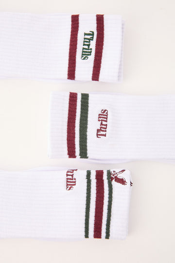 Thrills Thrills Workwear 3 Pack Sock White