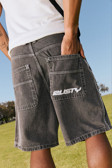 Rusty Flip Daddy 2.0 Jort Stone Black