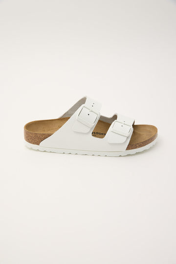 Birkenstock Womens Arizona Smooth Leather Narrow White
