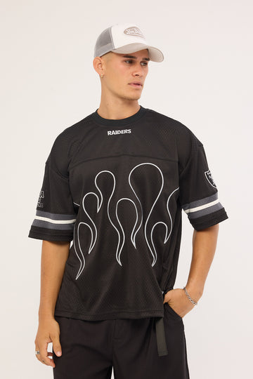 Nena & Pasadena LV-Raiders Flame Tee Black