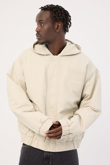 Neovision Unknown Hooded Bomber Jacket Washed Stone