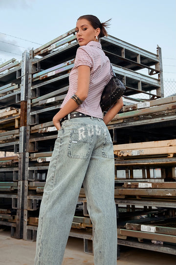 Rusty Norty Bethany Baggy Low Rise Jean Dirty Dawg