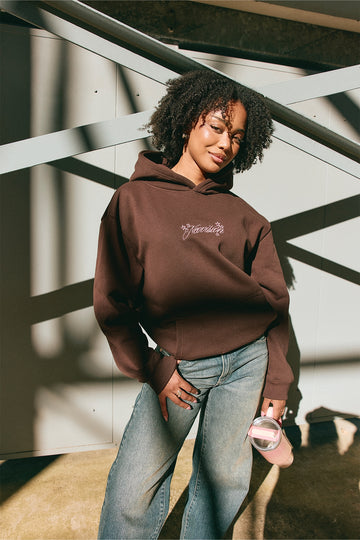 Neovision Glint Relaxed Hoodie Coffee