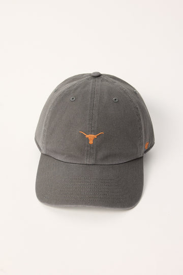 47 Brand Texas Longhorns Base Runner 47 Clean Up Charcoal/Burnt Orange