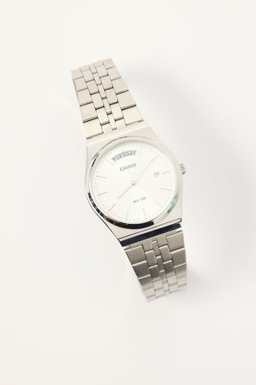 Casio MTPB146D-7AVDF Analogue Watch Silver
