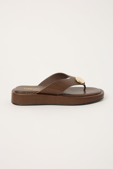 Therapy Val Sandal Chocolate Smooth