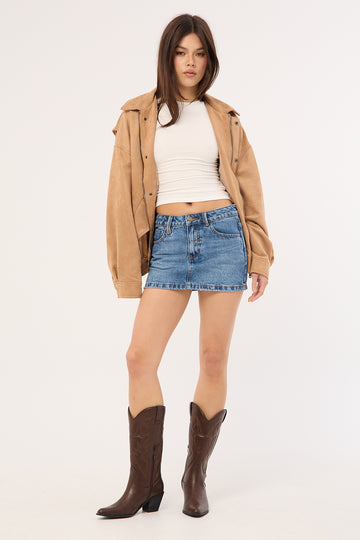 Thrills Carmen Skirt Stoned Blues