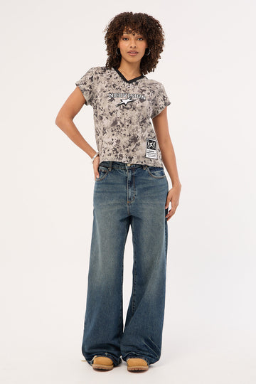 Neovision Surplus V Neck Jersey Relaxed Tee Camo