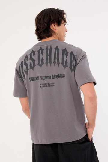 Kiss Chacey Manor Oversized Tee Charcoal