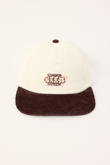 Common Need Division Skate Cap White/Brown