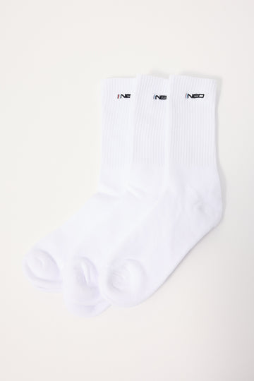 Neovision Surge Sock 3 Pack White