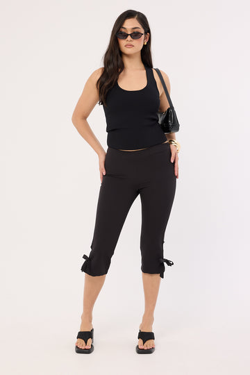 Luck + Trouble Lucy Capri Pants Black