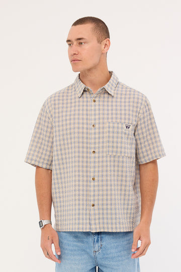 Wrangler Boxcar Shirt Clear Sky
