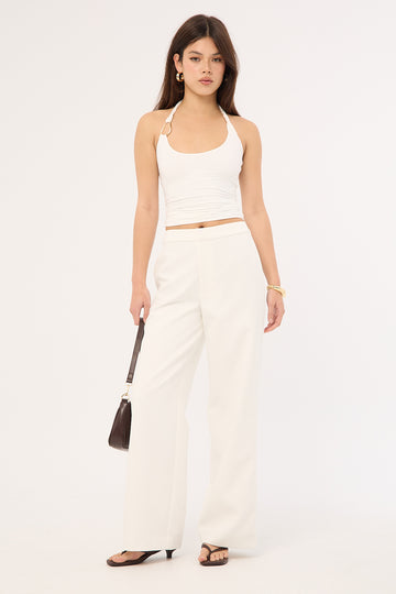 Perfect Stranger Cecelia High Rise Pant White