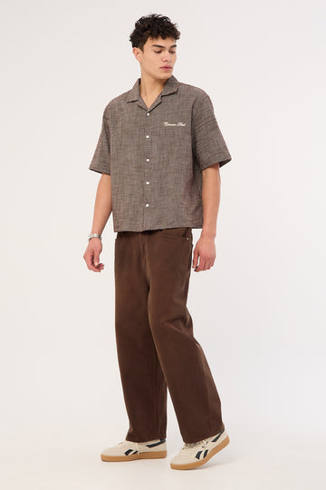 Common Need Dalton Baggy Jean Washed Brown