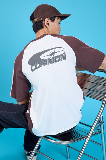 Common Need Tide Raglan Heavyweight Easy Tee Cloud White