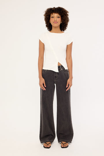 Abrand 95 Mid Baggy Jean Frankie HS Black
