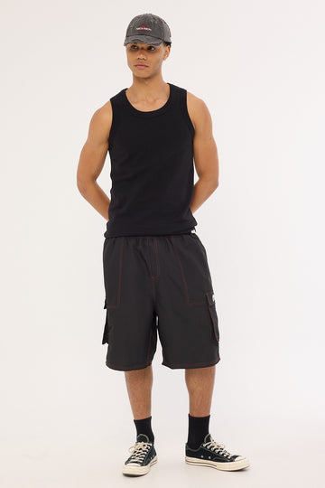 Neovision Tusk Elastic Waist Cargo Boardshort Black