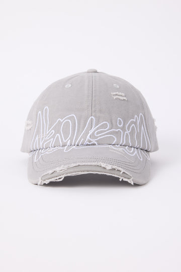 Neovision Radical Distressed Dad Cap Space Grey