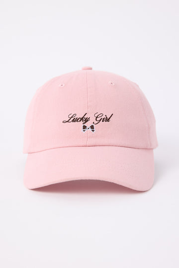Luck + Trouble Lucky Girl Cap Light Pink