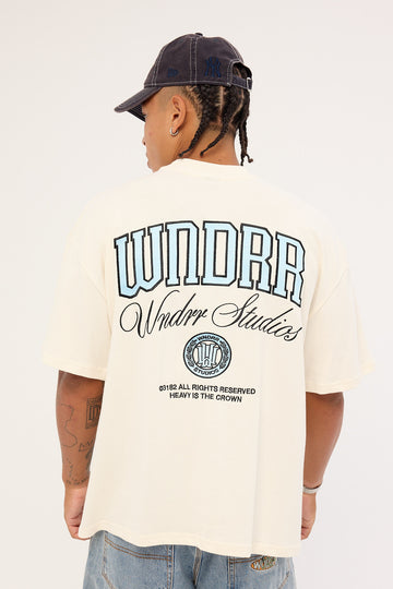 Wndrr Pavilion Heavy Weight Tee Off White