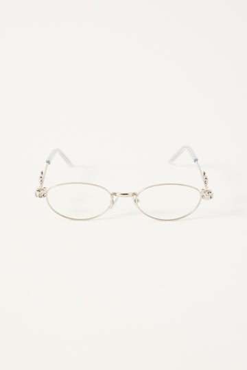 Token Daisy Fields Clear Glasses Silver