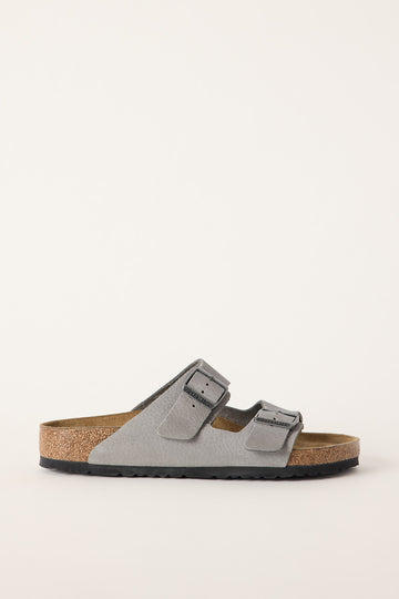 Birkenstock Mens Arizona Nubuck Leather Regular Desert Buck Whale Grey