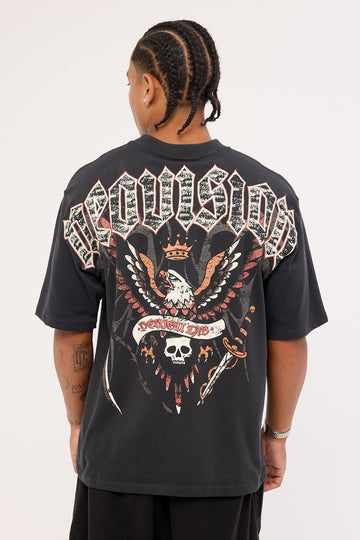 Neovision Hawk Street Super Heavy Tee Night Black