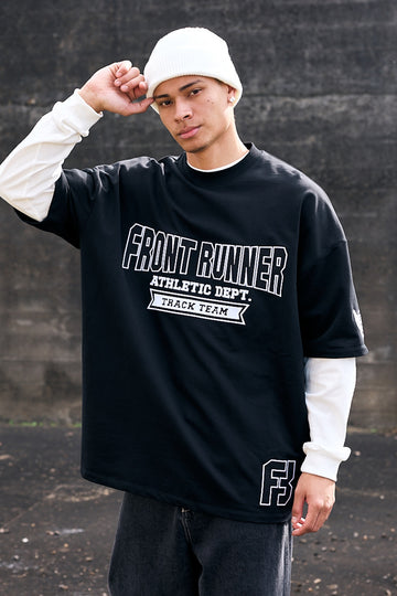 Front Runner Athletic Department Tee Black