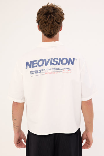 Neovision Nova Oversize Cropped Shirt White
