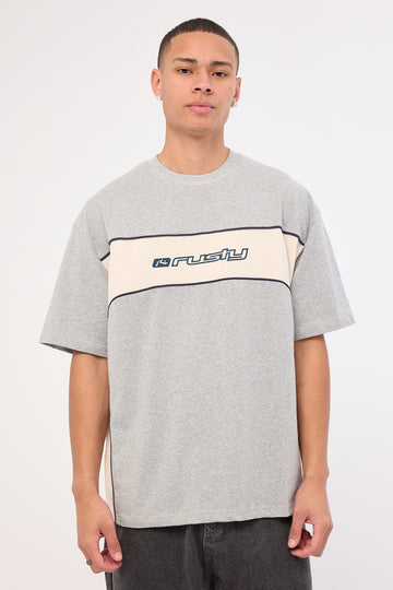 Rusty Squeeker Short Sleeve Tee Grey Marle