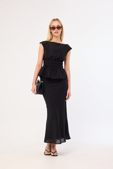 Perfect Stranger Marybelle Maxi Skirt Black