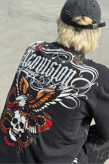 Neovision Inked Street Super Heavy Tee Washed Black