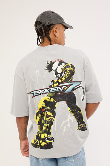 Neovision King Tribal Street Super Heavy Tee Ice Grey