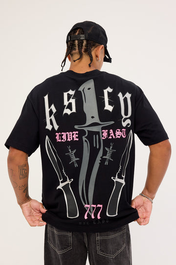 Kiss Chacey Rambo Street Tee Jet Black